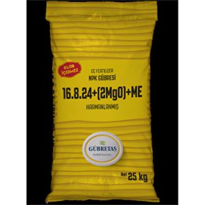 GÜBRETAŞ 16.8.24 ME TOZ GÜBRE - 25 KG