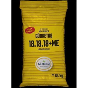 GÜBRETAŞ 18.18.18+ME TOZ GÜBRE - 25 KG