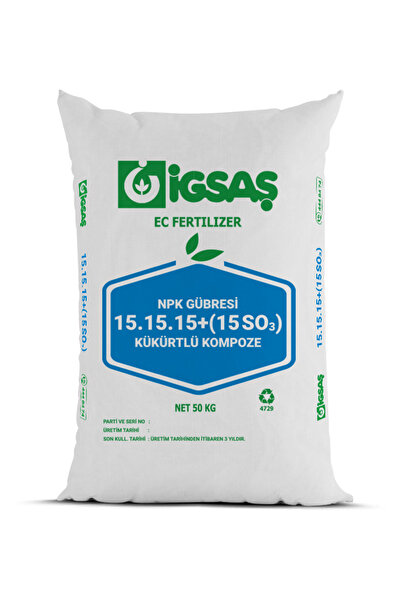 İGSAŞ 15.15.15+(15so3) KÜKÜRTLÜ - 50 KG