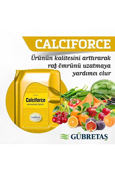 GÜBRETAŞ CALCIFORCE SIVI GÜBRE - 20 LT