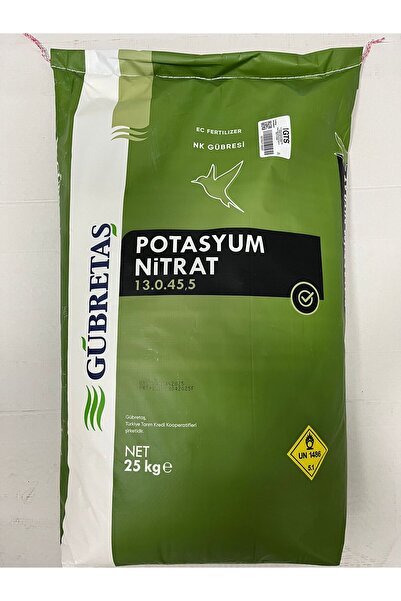 Potasyum Nitrat Bitki Besini Gübresi 25 Kg